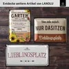 LANOLU Retro Blechschild, Gartenschilder mit Sprüchen, Produktbild-Vorschau 6