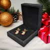 Weihnachten Ohrhaken Ohrringe im Weihnachtssocken Design in Produktbild-Vorschau 2