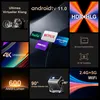 A collage of marketing images showcasing the features of a projector. Produktbild-Vorschau