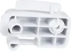 A white plastic stopper for a freezer compartment door. Náhled obrázku produktu