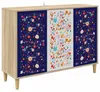 vidaXL Credenza MAINZ, finitura Sonoma, 102 x 33 x 75 cm, Anteprima dell’immagine prodotto 2