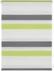 Duo-Rollo Klemmfix, ohne Bohren, Bunt Grün - Grau - Weiß 60 Produktbild-Vorschau 1
