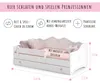 Detská posteľ pre dievčatá 80x160 s matracom, ochrannou Náhľad obrázku produktu 6