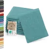 10er Set Waschlappen aus Baumwolle, 16x21 cm, petrol Produktbild-Vorschau 1