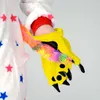Gelbe Handschuhe Onesie Kigurumi warme Skier Kostüm St. Produktbild-Vorschau 3