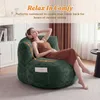 (Dunkelgrün) Plüschiger Flanell-Loungesessel im Produktbild-Vorschau 6