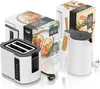 Arendo Frühstücks-Set Edelstahl, Wasserkocher mit Produktbild-Vorschau 7