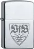 Zippo VfB Stuttgart Feuerzeug chrom Benzin Sturmfeuerzeug Produktbild-Vorschau 1