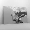 Bild auf Leinwand - Leinwandbild - 3 Teile - Frau modern Produktbild-Vorschau 4