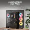 CORSAIR Geh Midi 3500X RSR ARGB (Tempered Glass) Black Produktbild-Vorschau 11