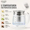 AD 1299 Glaswasserkocher 1,5 L mit Sieb und Produktbild-Vorschau 8