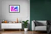 MuchoWow® MuchoWow® Gerahmtes Poster Weltkarte - Rosa - Produktbild-Vorschau 6