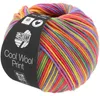 Lana Grossa - Cool Wool Print 0703 lila grün himbeer orange Produktbild-Vorschau 3