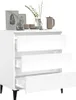 vidaXL Kredens biały 60x35x70 cm Materiał drewnopochodny Podgląd zdjęcia produktu 4