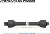 Albero cardanico T4 650 mm 460 Nm 540 giri/min, albero Anteprima dell’immagine prodotto 9