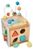 Lelin Vzdělávací hračka 10350 Dřevěná hračka Activity Cube Náhled obrázku produktu 1