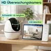 HD Überwachungskamera mit Monitor, schwenk- & neigbar: SOS Produktbild-Vorschau 2