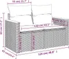 VidaXL 366008, 2 sedadlo/sedadiel, Krém, 110 kg, 1240 mm, Náhľad obrázku produktu 8
