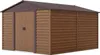 Gartenhaus aus Metall, verzinkter Stahl, Holzoptik - 11,75 Produktbild-Vorschau 3