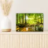 Wanddeko 30x20 cm - Wald - Landschaft - Grün - Natur, Produktbild-Vorschau 6