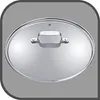 Tefal Jamie Oliver 28cm Glasdeckel mit Edelstahlrand und Produktbild-Vorschau 3