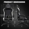 Sedia da gaming GTPLAYER: sedia ergonomica per PC in Anteprima dell’immagine prodotto 9