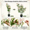 KOMFOTTEU 90cm Kunstbaum mit Rosa Blüten, Künstlicher Produktbild-Vorschau 3