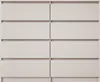 A front view of a light gray dresser with eight drawers, arranged in two columns of four drawers each. Náhled obrázku produktu