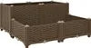 A brown modular raised garden bed. Náhled obrázku produktu