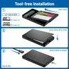 deleyCON SSD Festplattengehäuse USB-A 5Gbps USB 3.1 2,5 Produktbild-Vorschau 4