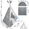 Nukido NK-406 Dětské teepee - šedé Náhľad obrázku produktu 5