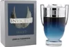 Parfum Invictus Legend von Paco Rabanne mit silbergrauer Box und Trophäenflakon in Blau-Schwarz-Verlauf mit silbernem Deckel. Podgląd zdjęcia produktu