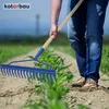 KOTARBAU® Zesílené kovové hrábě s dřevěnou násadou Zahradní Náhled obrázku produktu 2