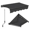 Gelenkarmmarkise 295 × 250 cm Markise mit Handkurbel Balkon Produktbild-Vorschau 2