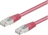 CAT 5e Patchkabel, SF/UTP, magenta Kupferkaschierter Produktbild-Vorschau 3