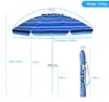 COSTWAY Sonnenschirm Strand 200cm, Strandschirm mit Produktbild-Vorschau 7