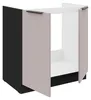 Küchen Spülenunterschrank 80 cm Küche ARONA Kaschmir beige Produktbild-Vorschau 2
