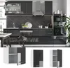 Hängeschrank Vicco Fame-Line Anthrazit Hochglanz 45 cm, Produktbild-Vorschau 2