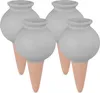 Relaxdays Coni di terracotta per irrigazione, set da 4, Anteprima dell’immagine prodotto 1
