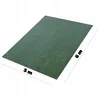 A green tarp is shown laid out flat on a white background, with dimensions indicated. Podgląd zdjęcia produktu