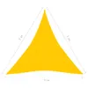 vidaXL Sonnensegel 160 g/m² Gelb 5x7x7 m HDPE Produktbild-Vorschau 5