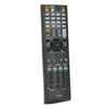 A black remote control is shown against a white background. Produktbild-Vorschau