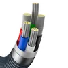 Baseus CAJY000301 mobile phone cable Grey 2 m USB C Podgląd zdjęcia produktu 6