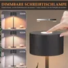 A hand touching a touch-sensitive lamp base, with examples of different light temperatures shown in inset images. Náhľad obrázku produktu