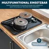 eluno Abtropfgestell mit Bambusgriffen inkl. Abtropfwanne Produktbild-Vorschau 6