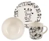 The Peanuts Frühstücksset - Snoopy Geschirr Set 3-teilig Produktbild-Vorschau 1