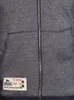 Pánská mikina s kapucí a zipem slim fit SLOUGH Navy XL Náhled obrázku produktu 12