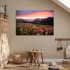 MuchoWow® Poster Blumen - Berge - Landschaft - Nacht - Produktbild-Vorschau 6