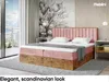 MEBLINI Boxspringbett mit Bettkasten - Gepolstert Produktbild-Vorschau 3