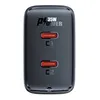 Caricabatterie rapido Gan 35W Pd 2X Usb C Acefast A49 - Anteprima dell’immagine prodotto 4